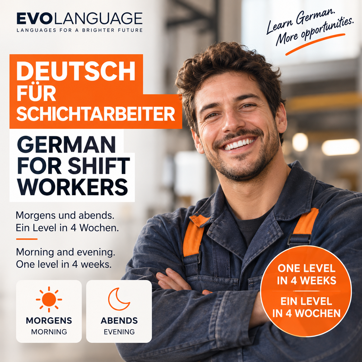 40% off: German for shiftworkers