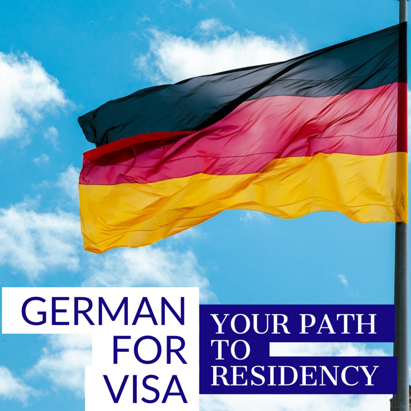 GERMAN FOR VISA: from 3 months